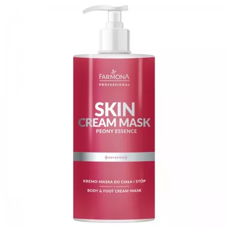Farmona Professional Skin Cream Mask Peony Essence, Kremo-maska do ciała i do stóp, 500ml