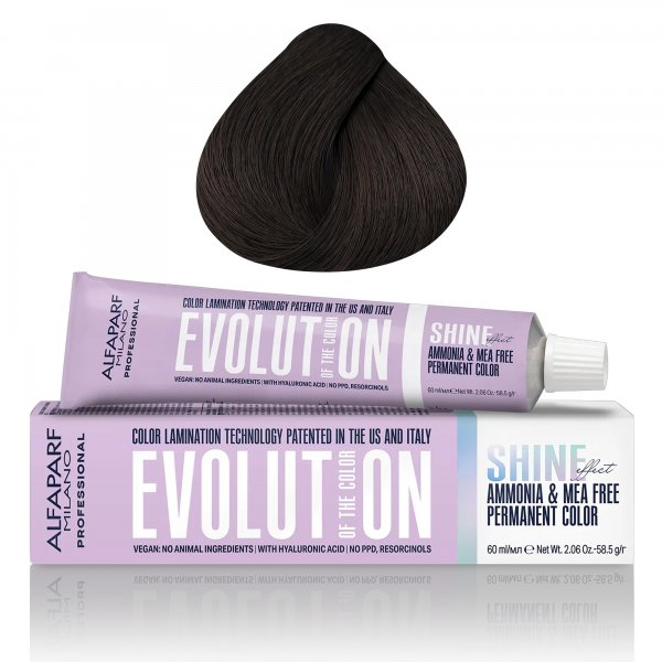 Alfaparf Evolution of the Color Shine Effect, farba do włosów, 4, 60ml