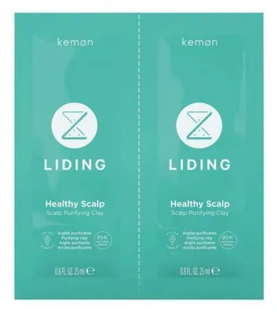 Kemon Liding Helathy Scalp, glinka oczyszczająca skórę głowy, 12x25ml