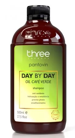 Three Therapy Cafe Verde Day by Day, szampon wzmacniający, 500g