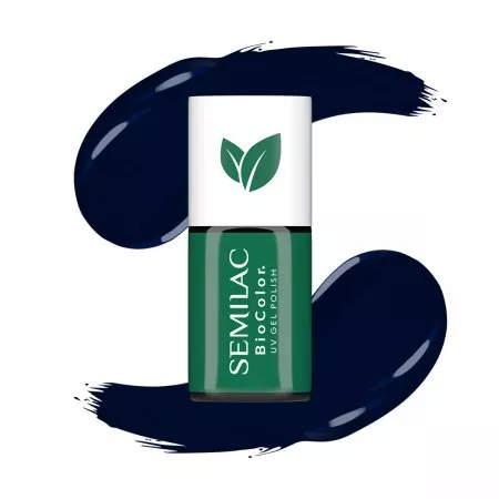 Semilac Bio Color, 725 Dark berry, lakier hybrydowy, 7ml