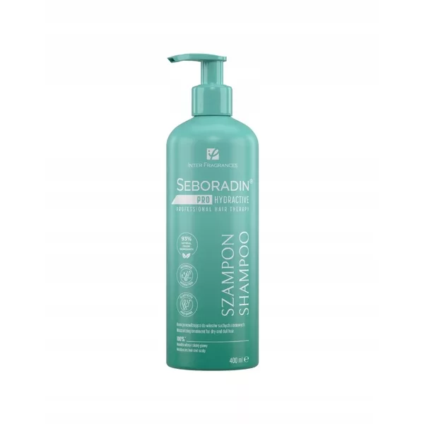 Seboradin Pro Hydractive, szampon do włosów suchych i odwodnionych, 400ml