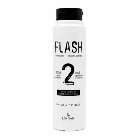 Lendan Flash, trwała ondulacja, delikatna, nr 2, 300ml