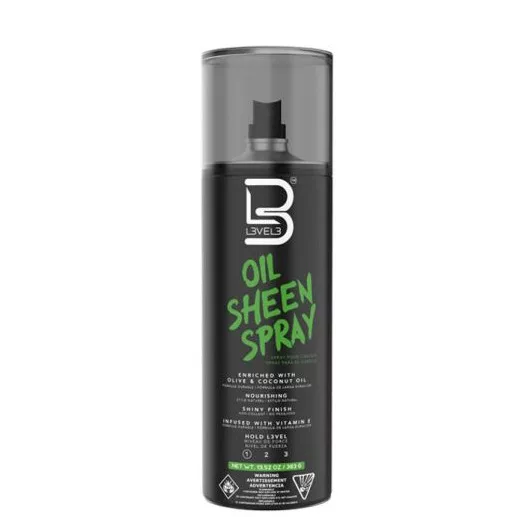 L3VEL3, oil sheen spray, spray nabłyszczający, 38g - data ważności (27.10.2026)