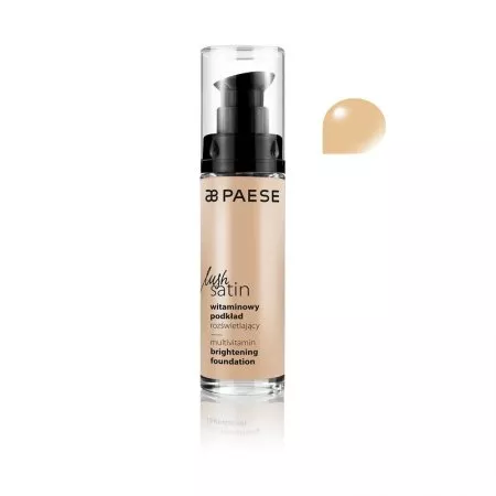 Paese, Lush Satin Multivitamin Brightening Foundation witaminowy podkład rozświetlający 31 Ciepły Beż 30ml