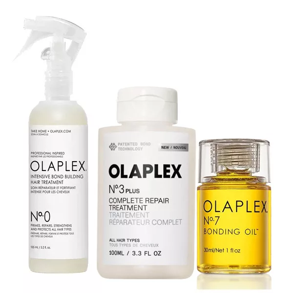Olaplex, zestaw do intensywnej regeneracji No.0, No.3, No.7
