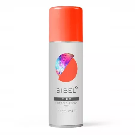Sibel, koloryzujący spray do włosów, 125ml, neonowy czerwony