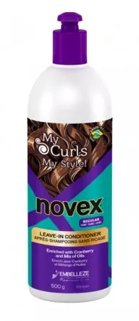 Novex My Curls, odżywka bez spłukiwania do włosów długich kręconych, 500g
