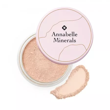 Annabelle Minerals, podkład mineralny rozświetlający, 10g, Pure Cream
