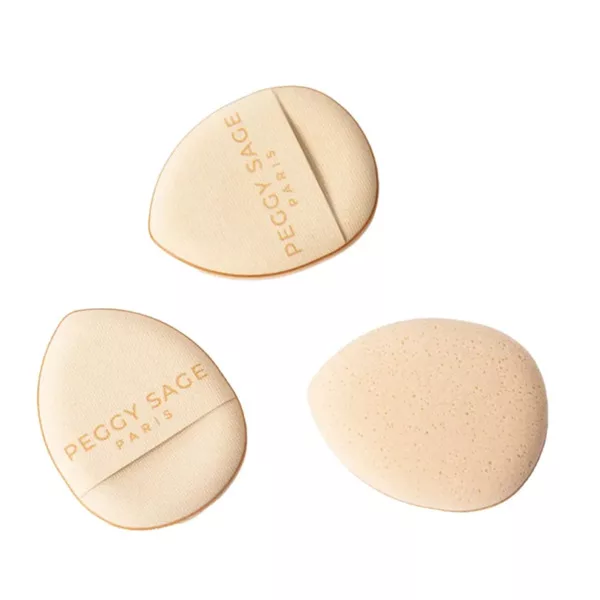 Peggy Sage Mini, wielofunkcyjna gąbka do twarzy 3szt. Finger Puff