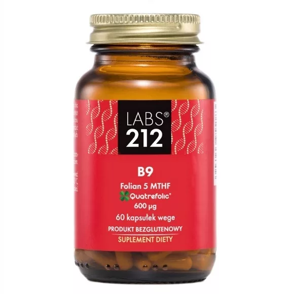 LABS212 B9 Folian 5-MTHF suplement diety 60 kapsułek