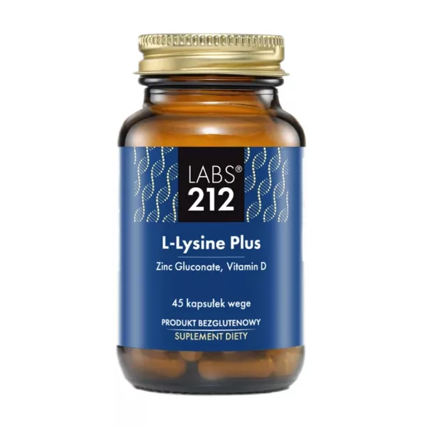 LABS212 L-Lysine Plus suplement diety 45 kapsułek