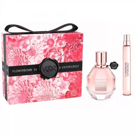 Viktor & Rolf Flowerbomb zestaw woda perfumowana spray 50ml + woda perfumowana spray 10ml (W)