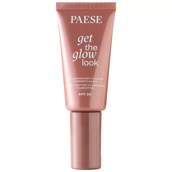 Paese Get The Glow Look wielozadaniowy podkład rozświetlający 3N Warm Beige 30ml