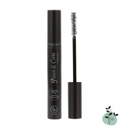 Peggy Sage Green&Care, Mascara, tusz do rzęs, Noir, 8ml