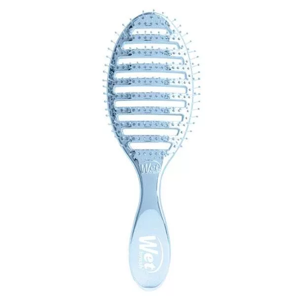 Wet Brush Festive Finish Detangler, wentylowana szczotka do rozczesywania, niebieski