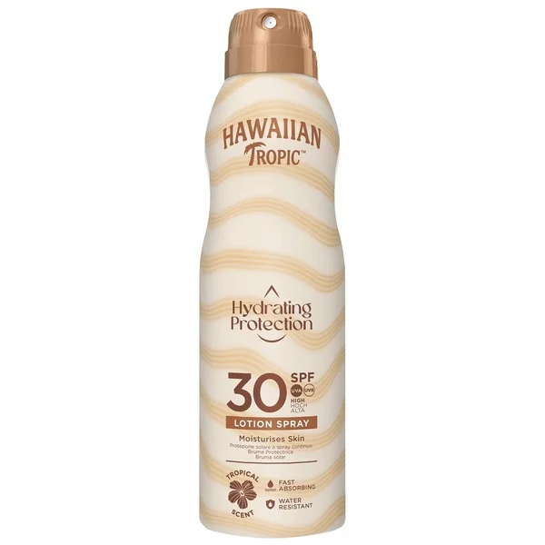 Hawaiian Tropic Hydrating Protection spray przeciwsłoneczny SPF30 177ml