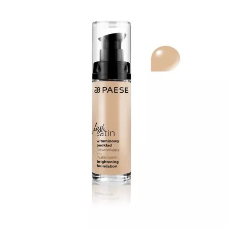 Paese, Lush Satin Multivitamin Brightening Foundation witaminowy podkład rozświetlający 32 Naturalny 30ml