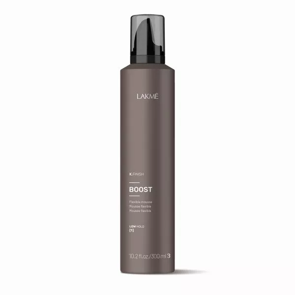 Lakme Finish k.finish Boost, elastyczna pianka do modelowania włosów, 300ml