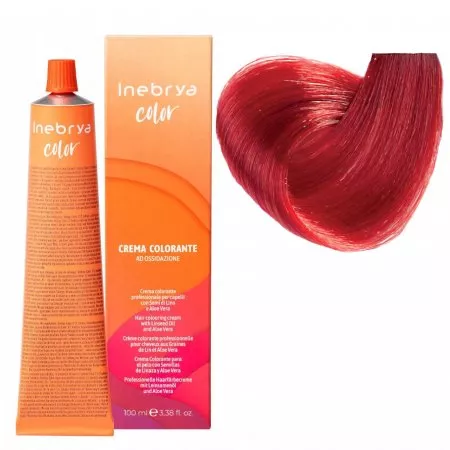 Inebrya Color, farba do włosów, koloryzacja trwała, 7.66F, 100ml