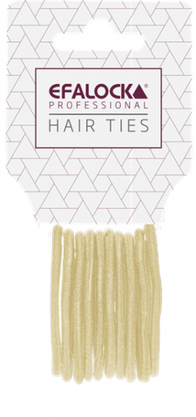 Efalock, gumki do włosów small, blond 10szt., ref. 14102392