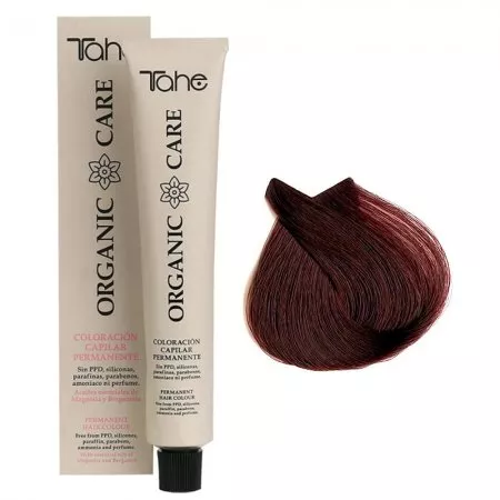 Tahe Organic Care, organiczna farba do włosów bez amoniaku, 6.66, 100ml