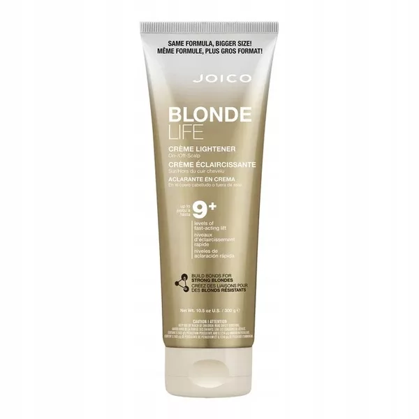 Joico Blonde Life Creme lightener, rozjaśniacz do 9 tonów w kremie, 300ml