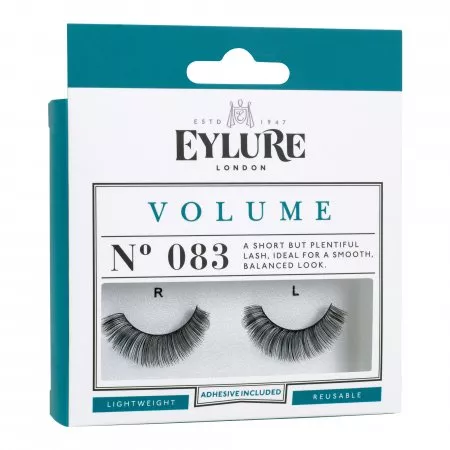 Eylure Volume, sztuczne rzęsy z klejem, efekt pogrubienia, nr 083