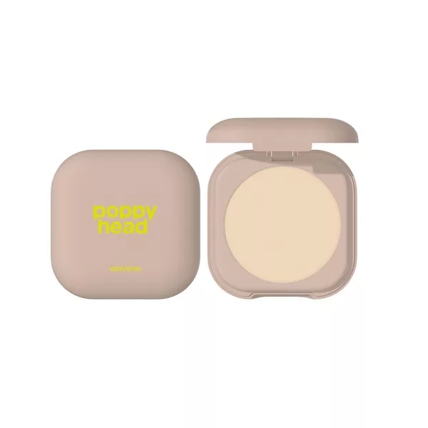 Poppy Head Skinivine prasowany puder utrwalający z efektem blur 01 Barely 6.5g