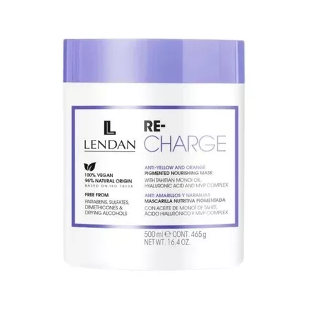 Lendan Recharge, maska do włosów rozjaśnianych i blond, 500ml