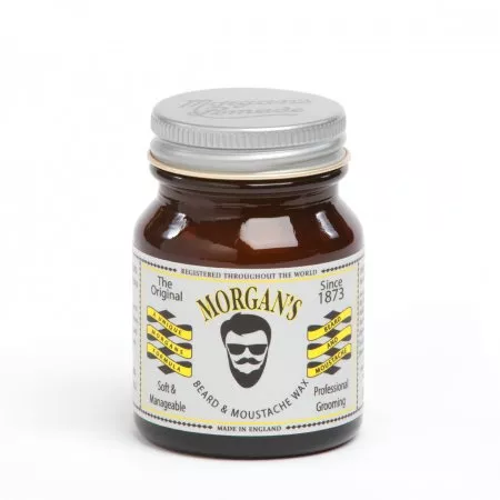 Morgan's, Beard and Moustache Wax, wosk do stylizacji brody i wąsów, 50g