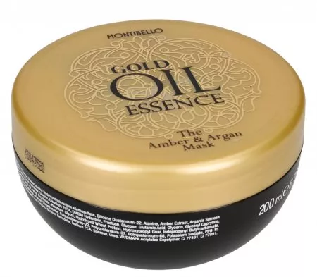 Montibello Gold Oil Essence, maska do włosów, 200ml