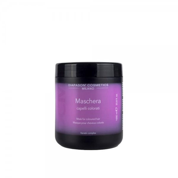 Diapason Maschera Capelli Colorati, maska do włosów farbowanych, 1000ml