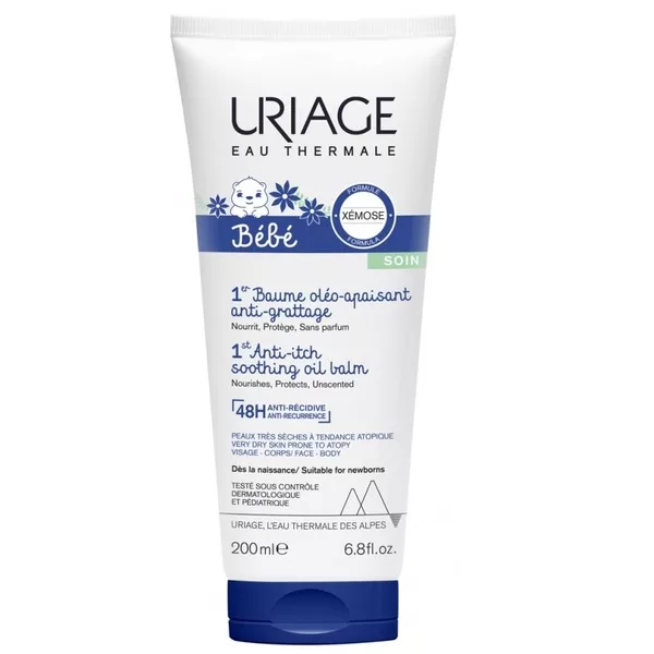 Uriage Bebe 1st Anti-Itch Soothing Oil Balm kojący balsam olejkowy przeciw swędzeniu 200ml