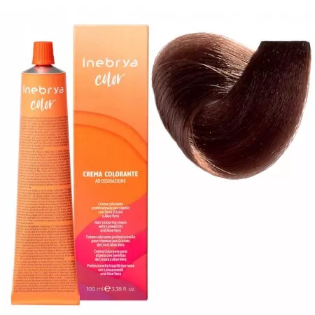 Inebrya Color, farba do włosów, koloryzacja trwała, 6/73, 100ml