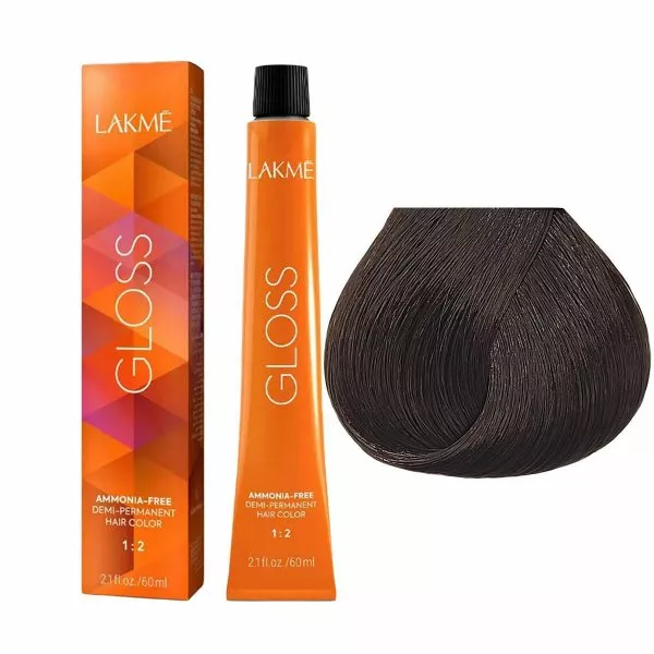 Lakme Gloss, farba do koloryzacji ton w ton, 5/60, 60ml