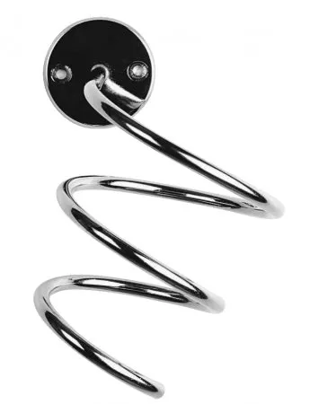 Efalock, spiralny uchwyt na suszarkę, chromowany, prawoskrętny