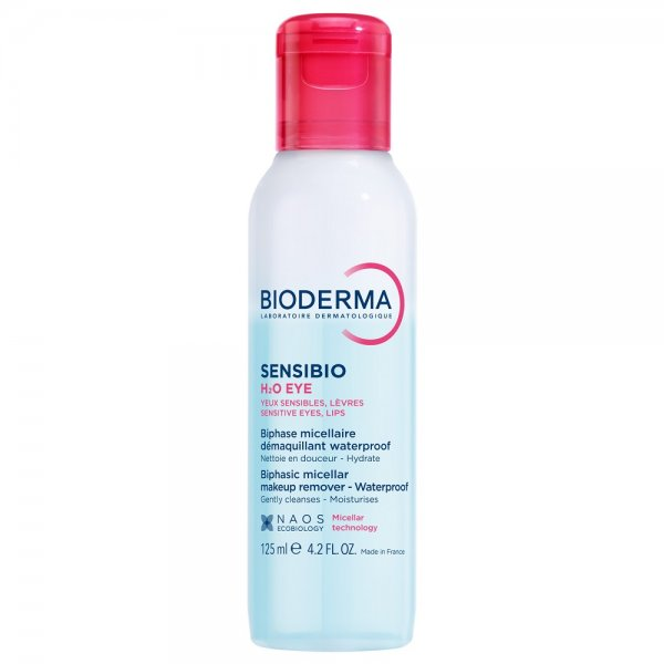 Bioderma Sensibio H2O Eye dwufazowa woda micelarna do demakijażu oczu i ust 125ml