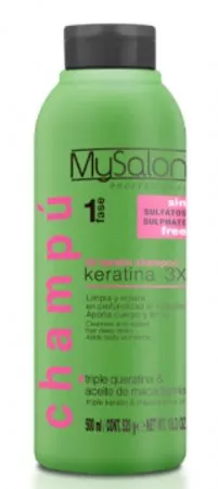 My Salon Professional Keratin, regenerujący szampon z potrójną keratyną, 500ml