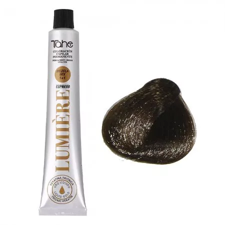 Tahe Lumiere Express, farba do włosów z keratyną i olejkiem arganowym, koloryzacja trwała, 6.00, 100ml
