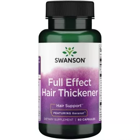 Swanson, Full Effect Hair Thickener, 60 kaps.