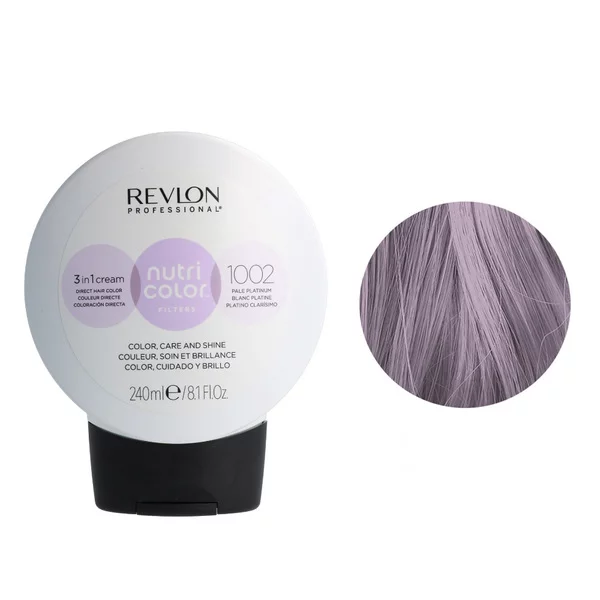 Revlon Nutri Color Filters, maska koloryzująca bez amoniaku, platynowy, 240ml