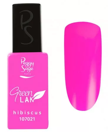 Peggy Sage Green Lak, lakier do paznokci utwardzany lampą UV/LED, 10ml, hibiscus