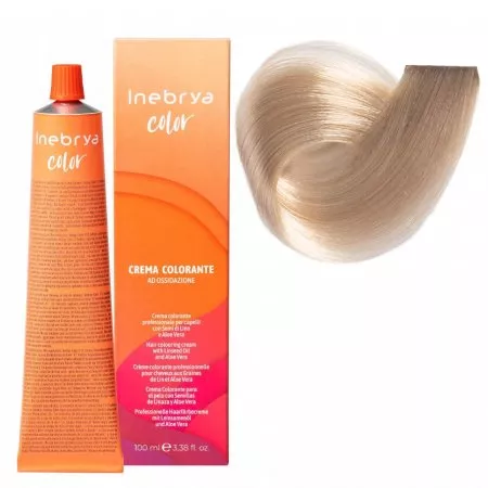 Inebrya Color, farba do włosów, koloryzacja trwała, 10/0, 100ml