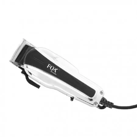 Fox Hercules, maszynka przewodowa do strzyżenia włosów, stal nierdzewna, elektromagnetyczny silnik, zestaw nasadek
