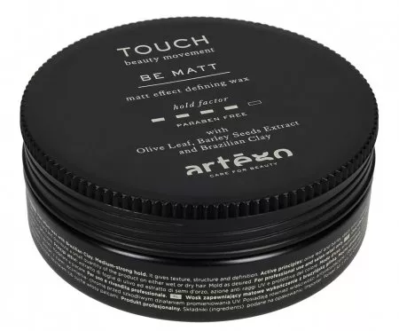 Artego Touch Be Matt, wosk matujący, 100ml