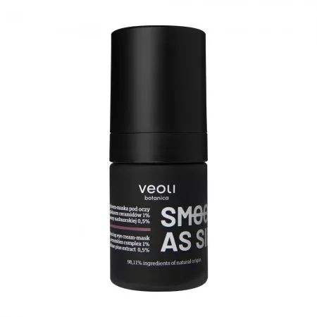 Veoli Botanica Smooth As Silk, naprawczo-ujędrniający krem-maska pod oczy z trehalozą 5% kompleksem ceramidów 1%, 15ml