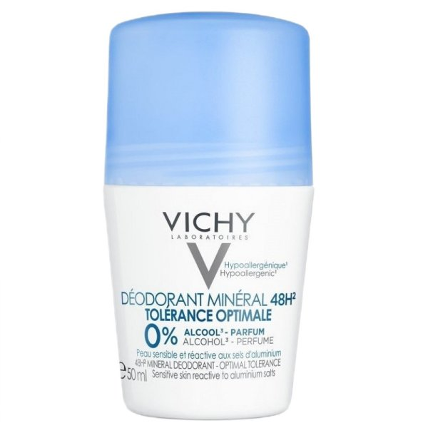 Vichy Optimal Tolerance 48H mineralny dezodorant w kulce 50ml (W)