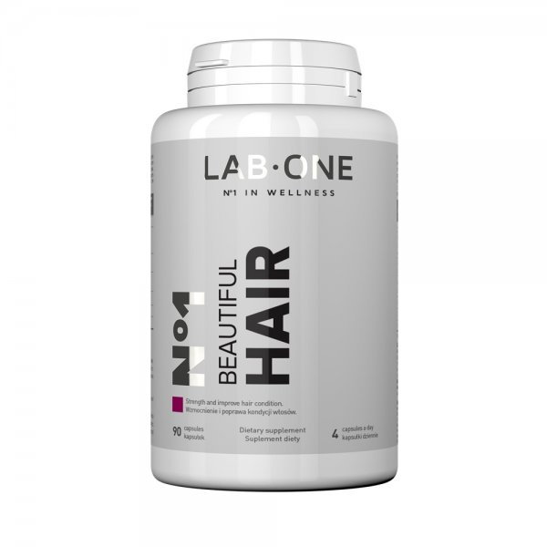 LAB ONE N°1 Beautiful Hair suplement diety wzmacniający włosy 90 kapsułek