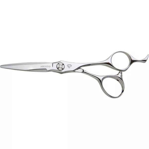 Aristo Cut Like a Diamond Shi, nożyczki fryzjerskie offsetowe 5.5", stal kobaltowa, system łożysk kulkowych, profesjonalne